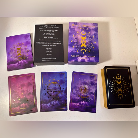 Mystic Midnight Oracle Deck with Guidebook - Picture 5 of 5